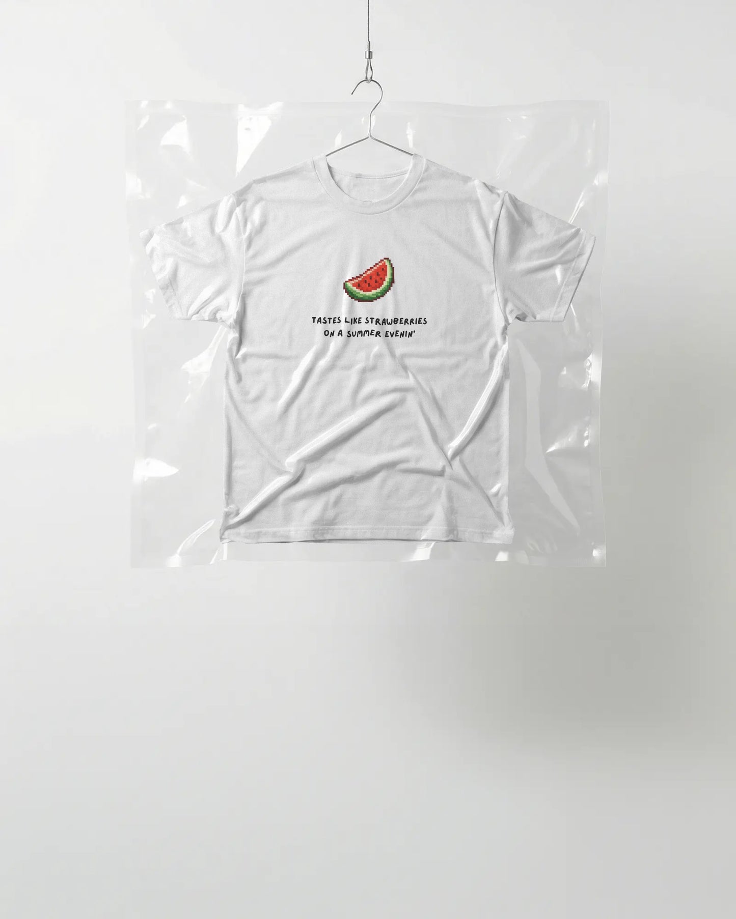"Tastes like strawberry pixel " Baby Tee