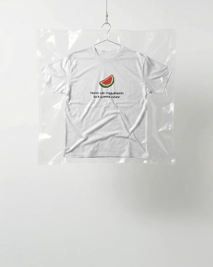 "Tastes like strawberry pixel " Baby Tee