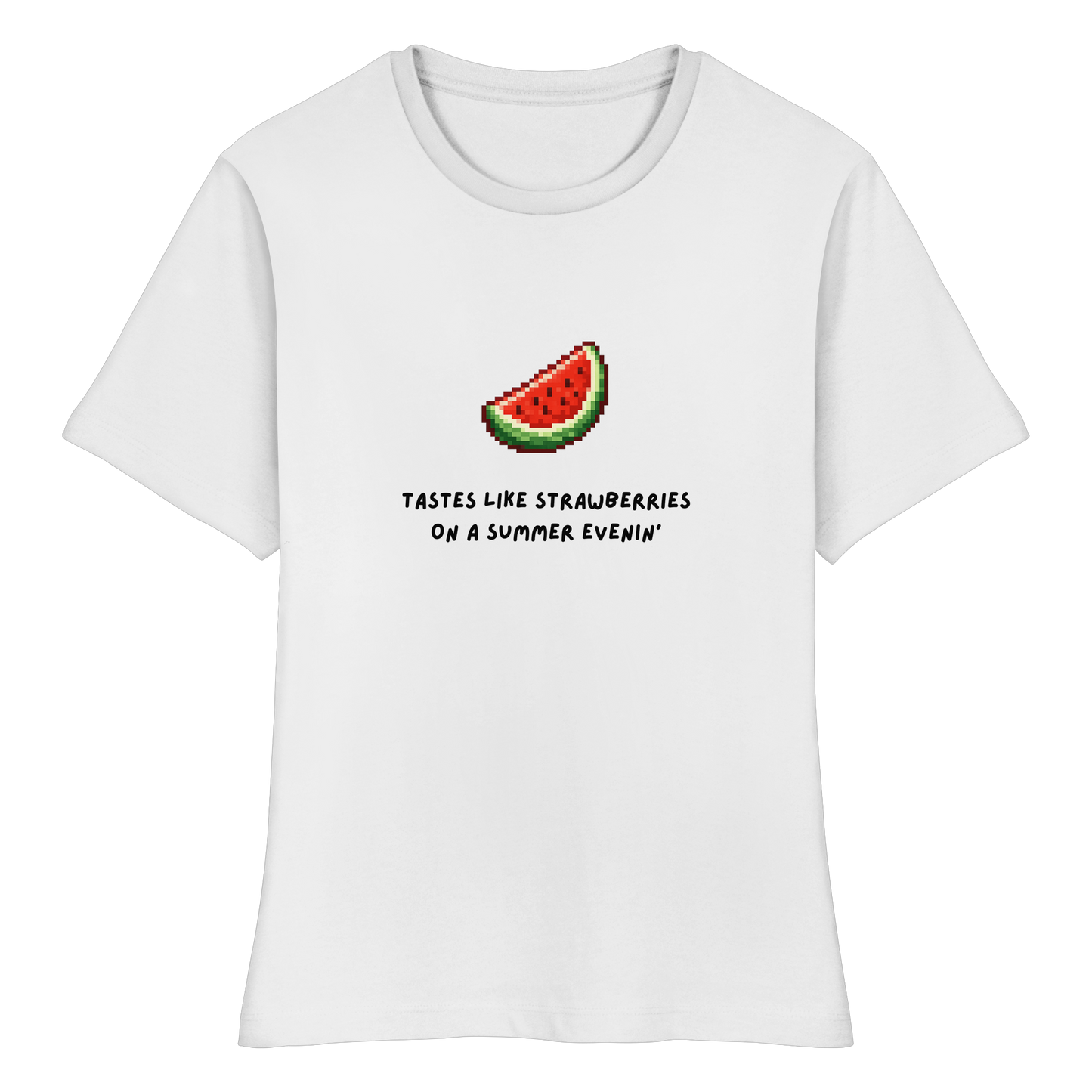 "Tastes like strawberry pixel " Baby Tee
