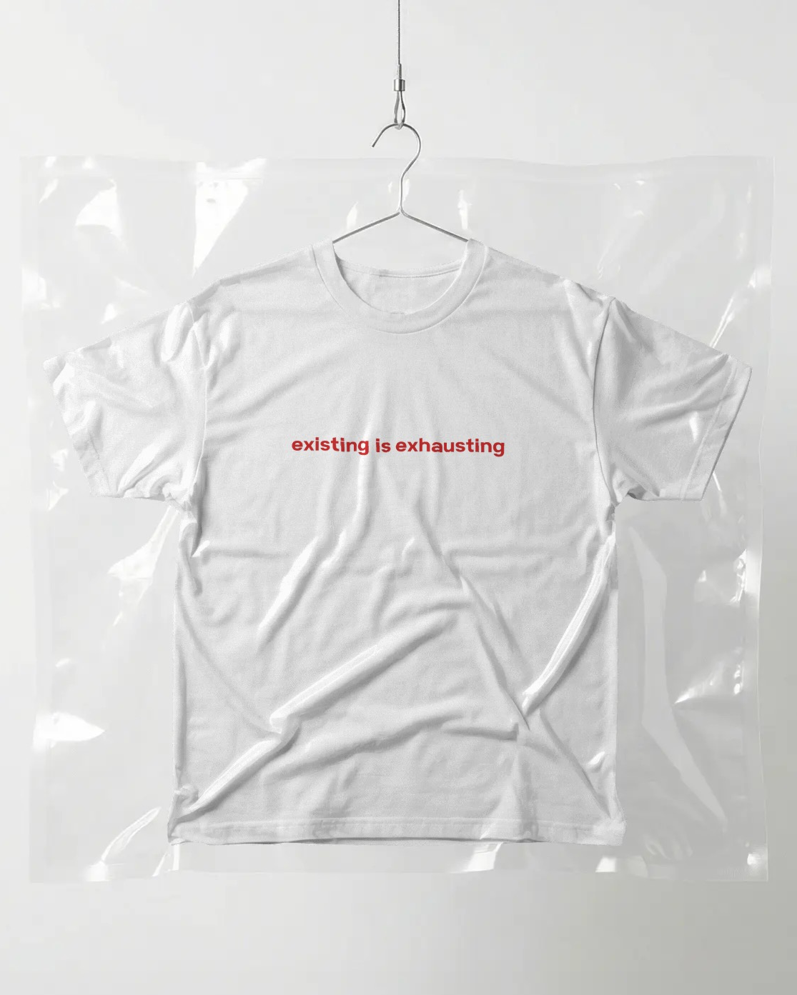 "existing is exhausting" Baby Tee