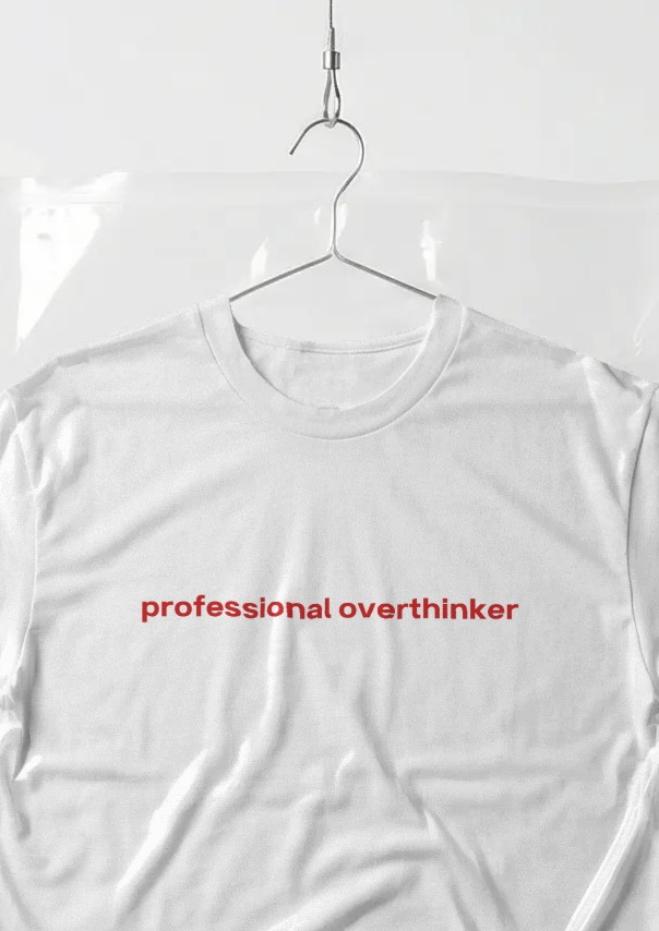 "professional overthinker" Baby Tee