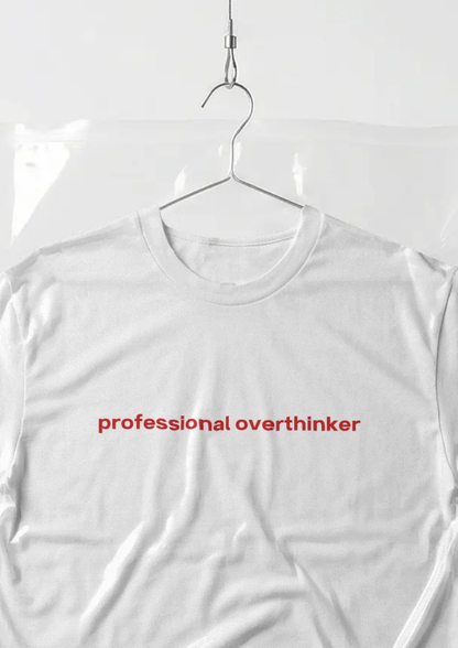"professional overthinker" Baby Tee