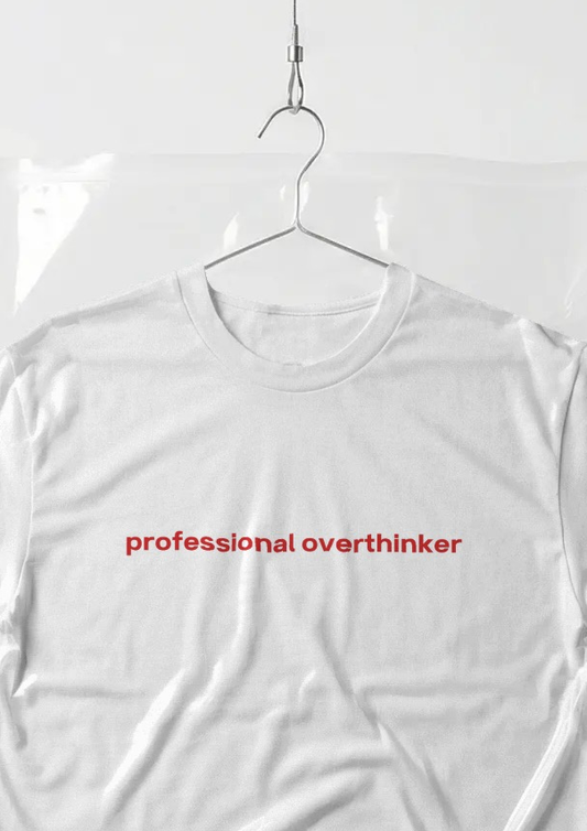 "professional overthinker" Baby Tee
